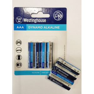 Батарейки Westinghouse Dynamo Alkaline AAA/LR03 (мініпальчикові) 4шт.